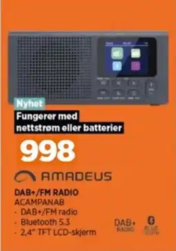 POWER DAB+/FM RADIO ACAMPANAB tilbud