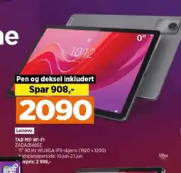 POWER Lenovo TAB M11 WI-FI ZADA0148SE tilbud