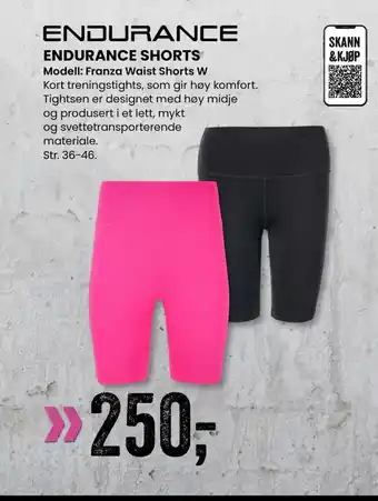 Sport Outlet ENDURANCE SHORTS tilbud