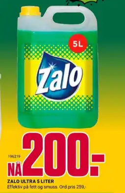 Europris Zalo oppvaskmiddel tilbud