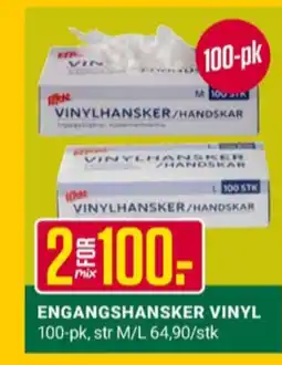 Europris Effekt engangshansker tilbud