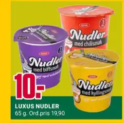 Europris Luxus nudler biffsmak tilbud