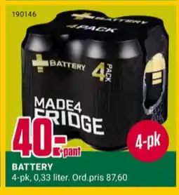 Europris Battery energidrikk tilbud