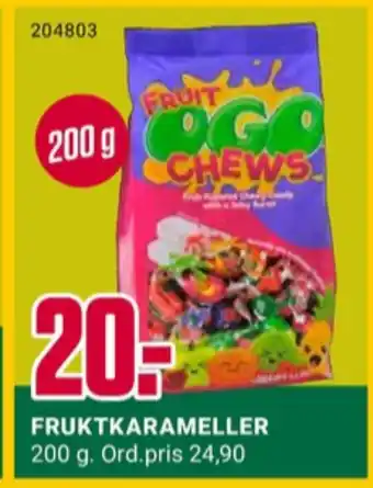 Europris Ogo chews karameller tilbud