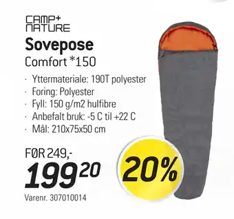 Thansen Sovepose tilbud