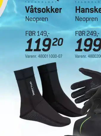 Thansen Våtsokker tilbud