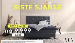 Skeidar XOV Komfort 5 mørk grå inkl. overmadrass tilbud