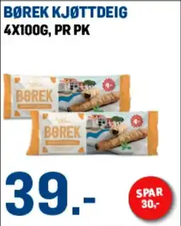 Price Lagerbutikk BØREK KJØTTDEIG tilbud