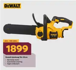 Megaflis Dewalt kjedesag 18v 30cm tilbud