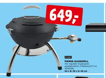 jem & fix PIKNIK-GASSGRILL tilbud