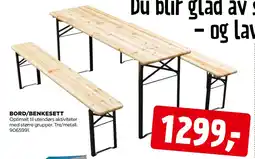 jem & fix BORD/BENKESETT tilbud