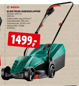 jem & fix ELEKTRISK GRESSKLIPPER tilbud