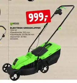 jem & fix ELEKTRISK GRESSKLIPPER tilbud