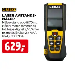 jem & fix LASER AVSTANDSMÅLER tilbud