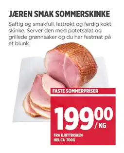 Jacobs JÆREN SMAK SOMMERSKINKE tilbud