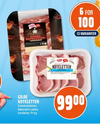 Coop Obs GILDE KOTELETTER tilbud