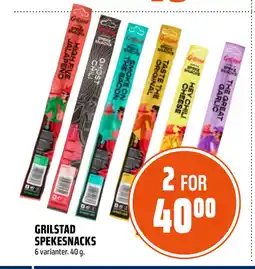 Coop Obs GRILSTAD SPEKESNACKS tilbud