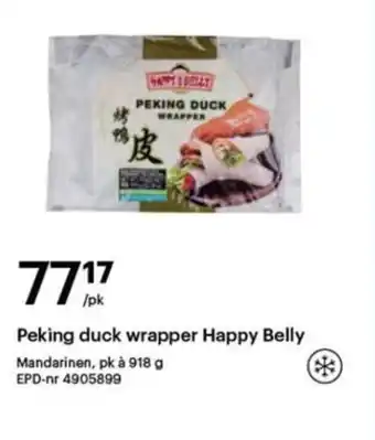 Storcash Peking duck wrapper Happy Belly tilbud