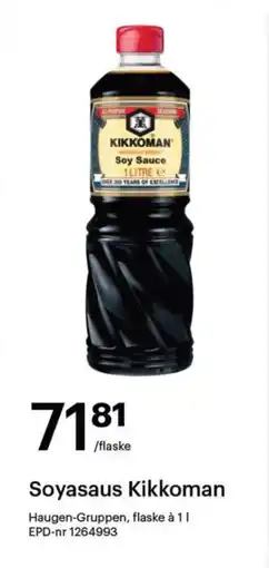 Storcash Soyasaus Kikkoman tilbud