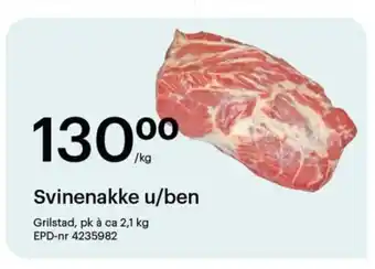 Storcash Svinenakke u/ben tilbud