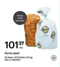 Storcash Gyros spyd tilbud
