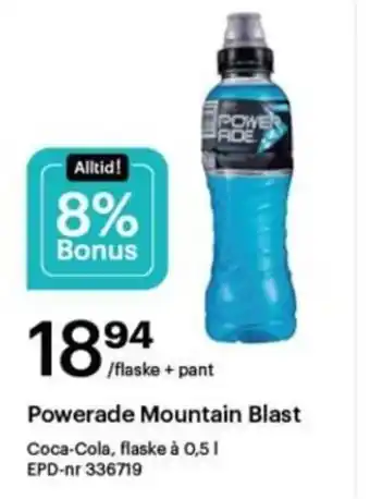 Storcash Powerade Mountain Blast tilbud