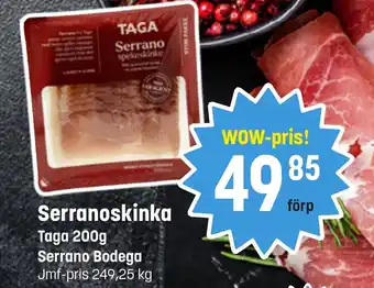 Eurocash Serranoskinka tilbud