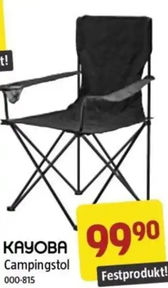 Jula Campingstol tilbud