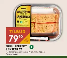 Coop Mega GRILL PERFEKT LAKSEFILET tilbud