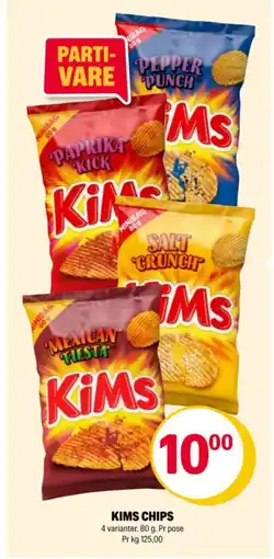 Coop Extra KIMS CHIPS tilbud