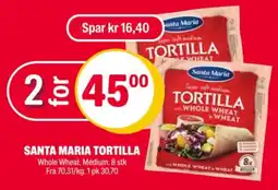 Coop Extra SANTA MARIA TORTILLA tilbud