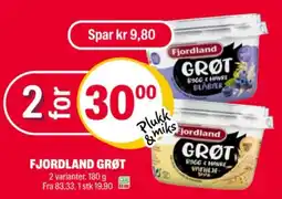 Coop Extra FJORDLAND GRØT tilbud