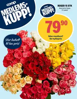 Coop Extra ROSER 15 STK tilbud