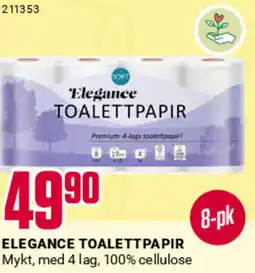 Europris ELEGANCE TOALETTPAPIR tilbud