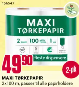 Europris MAXI TØRKEPAPIR tilbud