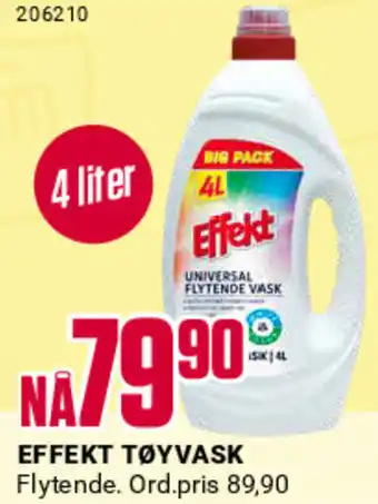 Europris EFFEKT TØYVASK tilbud