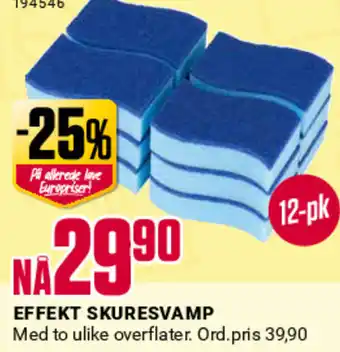 Europris EFFEKT SKURESVAMP tilbud