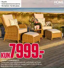 Europris LYNGBY LOUNGESETT tilbud