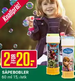 Europris SÅPEBOBLER tilbud