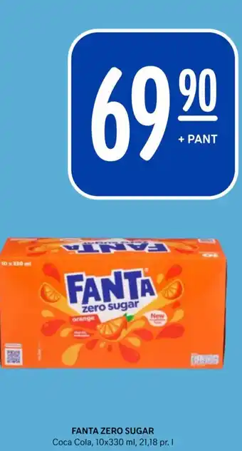 Rema 1000 FANTA ZERO SUGAR tilbud