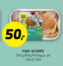Bunnpris FISH' N CHIPS tilbud