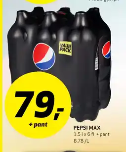 Bunnpris PEPSI MAX tilbud
