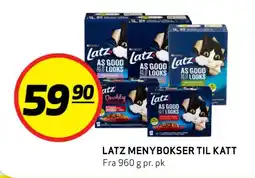 Bunnpris LATZ MENYBOKSER TIL KATT tilbud