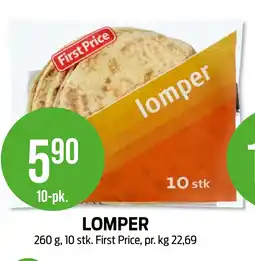 Kiwi LOMPER tilbud