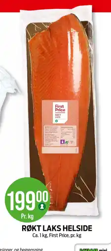 Kiwi RØKT LAKS HELSIDE tilbud