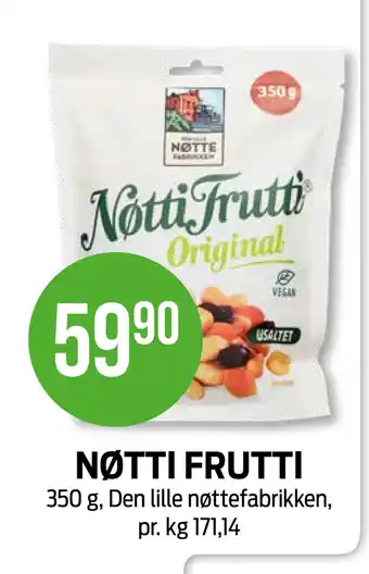 Kiwi NØTTI FRUTTI tilbud