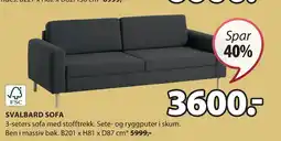 JYSK SVALBARD SOFA tilbud