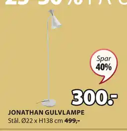 JYSK JONATHAN GULVLAMPE tilbud