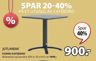 JYSK HOBRO KAFÉBORD tilbud