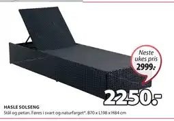 JYSK HASLE SOLSENG tilbud